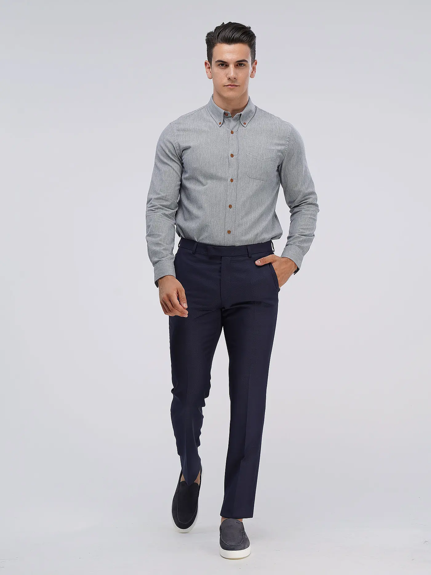 NUDIE JEANS | Hemd Slim Fit JOHN | 